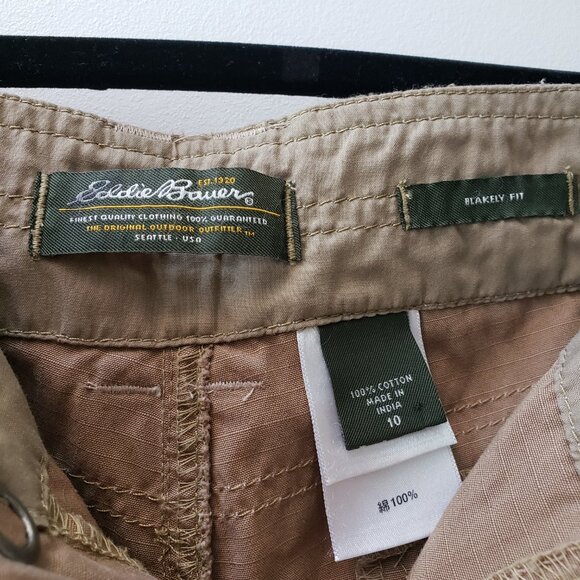 Eddie Bauer Women's Beige Tan Shorts Size 10 - Picture 4 of 8